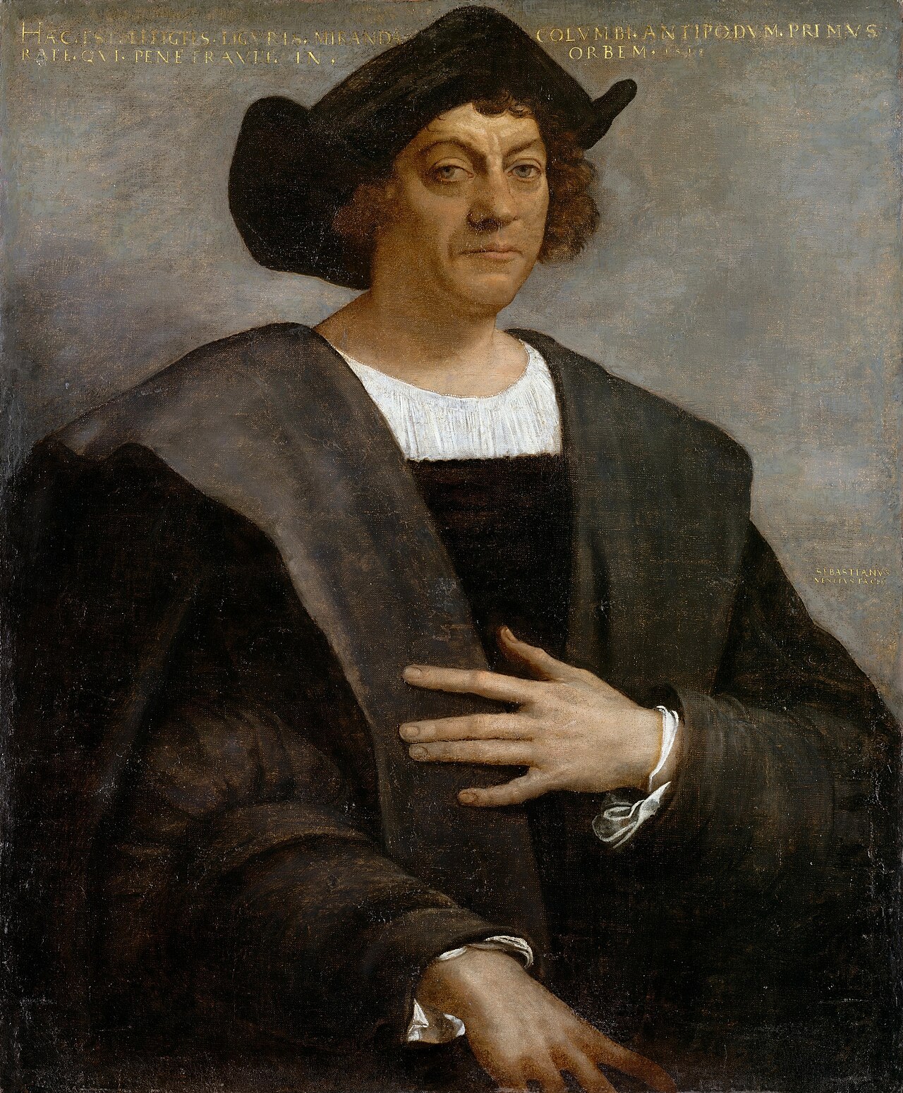 Renaissance portrait of a man said to be Christopher Columbus